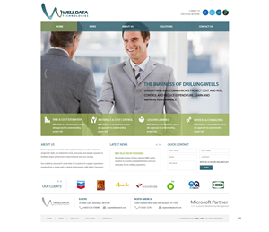 Web-Design von pb für Well Data Technologies | Design #2256934