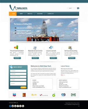 Web Design by pb for Well Data Technologies | Design: #2263287