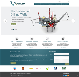 Web Design by pb for Well Data Technologies | Design: #2263289