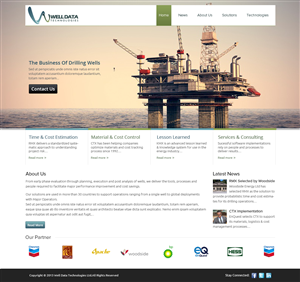 Web-Design von OM für Well Data Technologies | Design #2279504