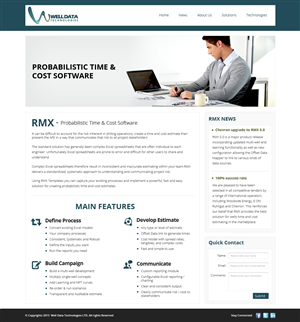 Web Design by OM for Well Data Technologies | Design: #2293852