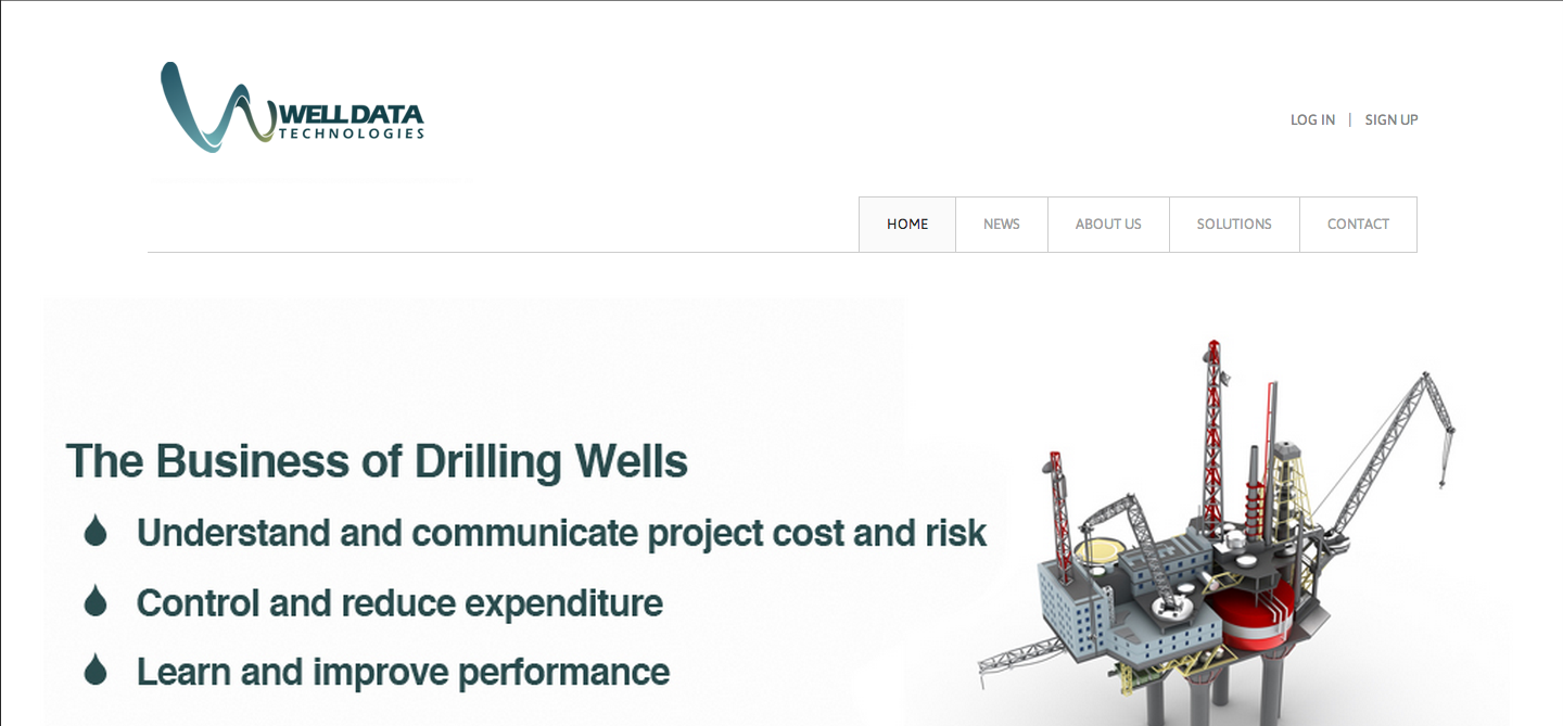 Diseño Web por NessDesign para Well Data Technologies | Diseño #2301750