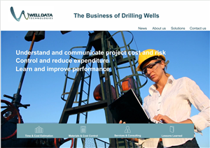 Web Design par IMAGE SOLUTION pour Well Data Technologies | Design : #2269569