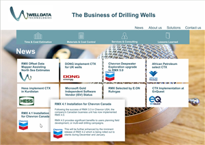 Web-Design von IMAGE SOLUTION für Well Data Technologies | Design #2269573