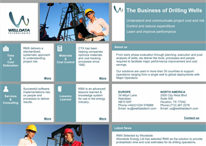 Web Design par IMAGE SOLUTION pour Well Data Technologies | Design : #2269594