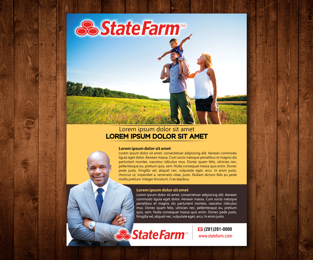 Flyer Design by Designers Hub for State Farm | Design #10844013