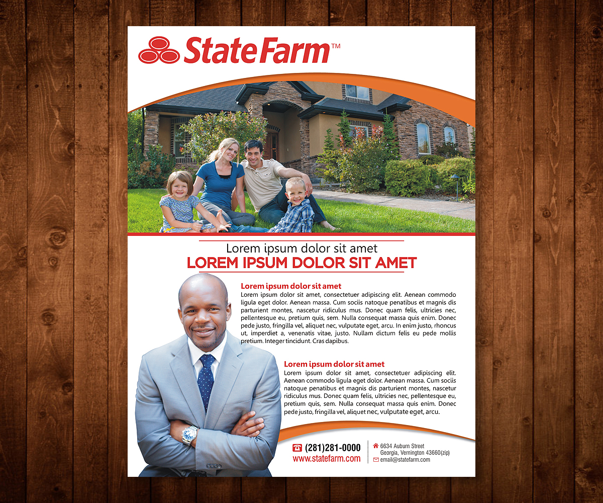 Flyer Design by Designers Hub for State Farm | Design #10854572