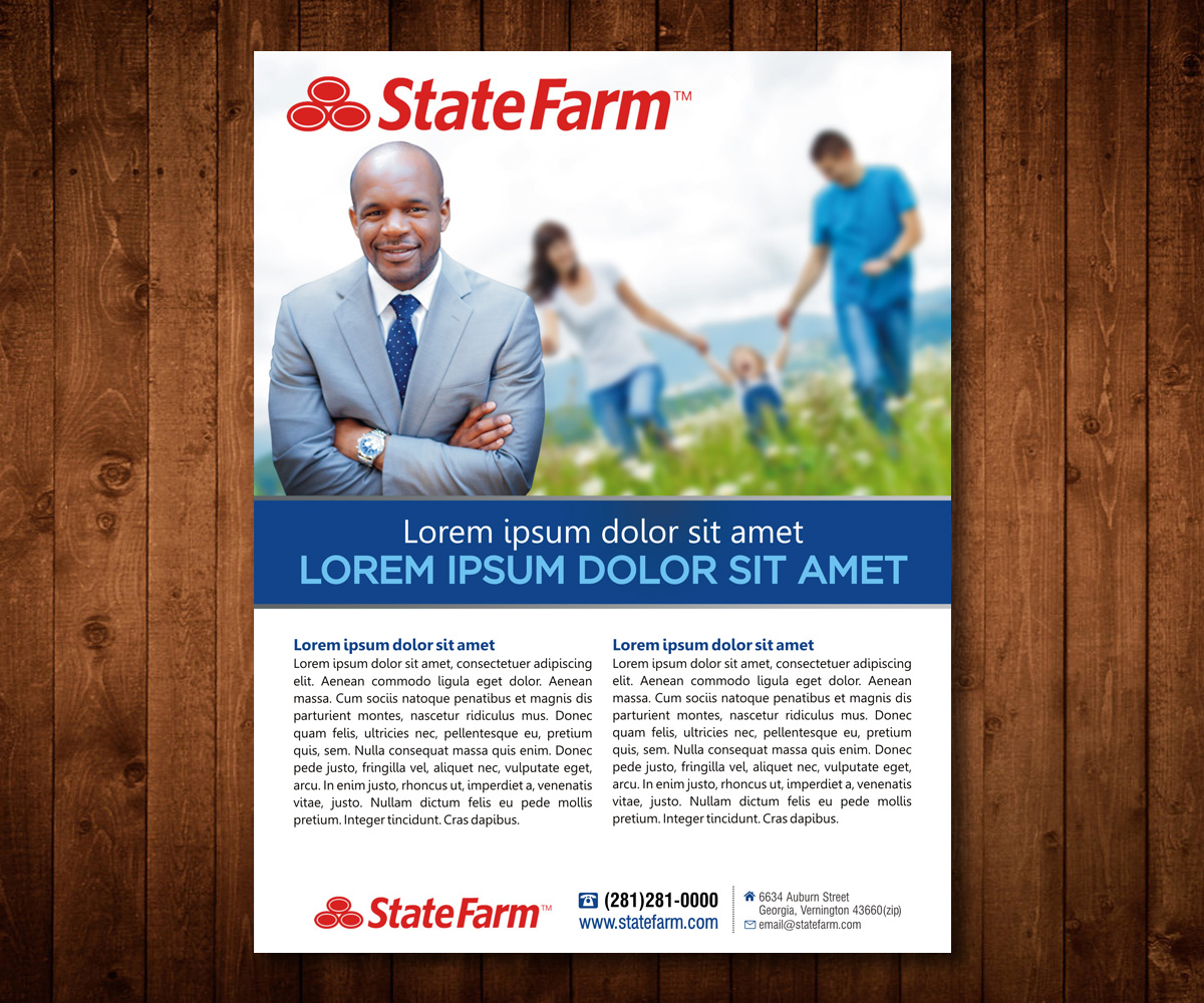 Flyer Design by Designers Hub for State Farm | Design #10867777