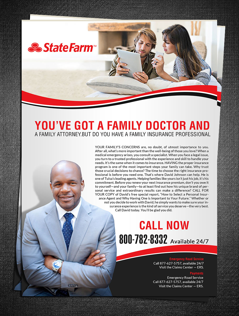 Flyer Design by creative.bugs for State Farm | Design #10837630