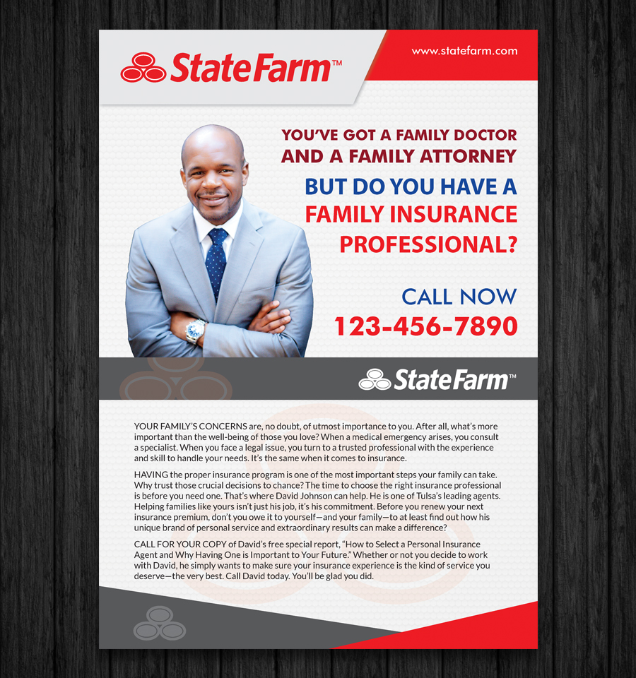 Flyer Design by ecorokerz for State Farm | Design #10862574