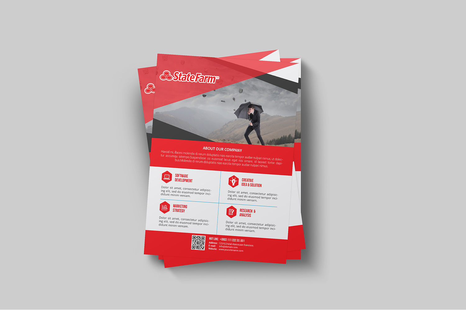 Flyer Design by EdgeDesignsYe for State Farm | Design #10976049