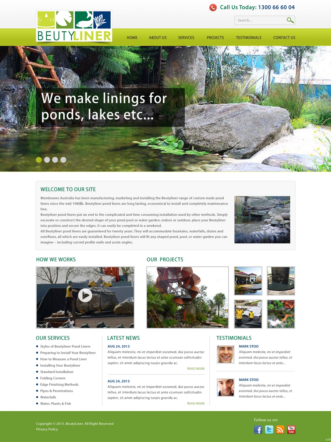 Web Design by pb for this project | Design #2266999