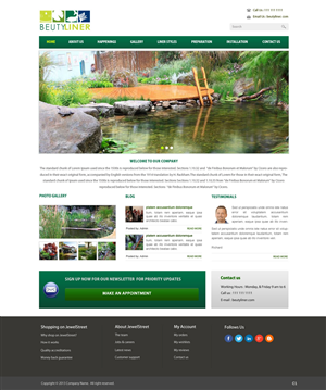 Web Design by pb for this project | Design: #2281265