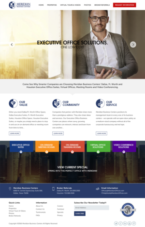 Meridian needs a modernized design | Web-Design von RupalTechno