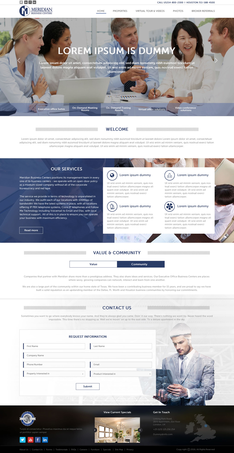 Web Design by Infoway for this project | Design #10893687