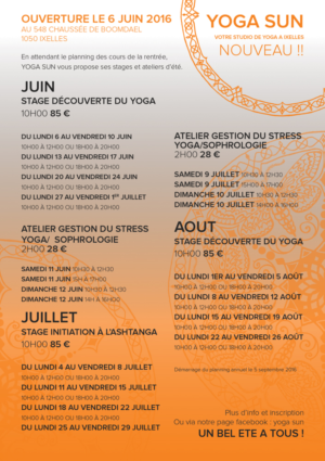 Flyer Design by Ellie Afonso for Yoga sun | Design: #10866455