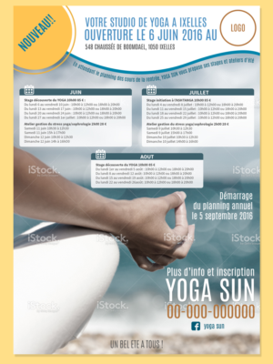 Flyer Design by LeonFX for Yoga sun | Design: #10836514