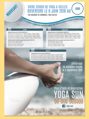 Flyer Design by LeonFX for Yoga sun | Design: #10836888