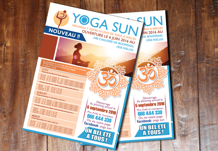 Flyer Design by masterdigiprint for Yoga sun | Design #10829960