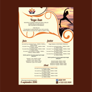 Flyer Design by Logo Xtudio for Yoga sun | Design: #10853277
