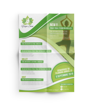 Flyer Design by Logo Xtudio for Yoga sun | Design: #10853280