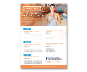 Flyer Design by Lx Design for Yoga sun | Design #10852350