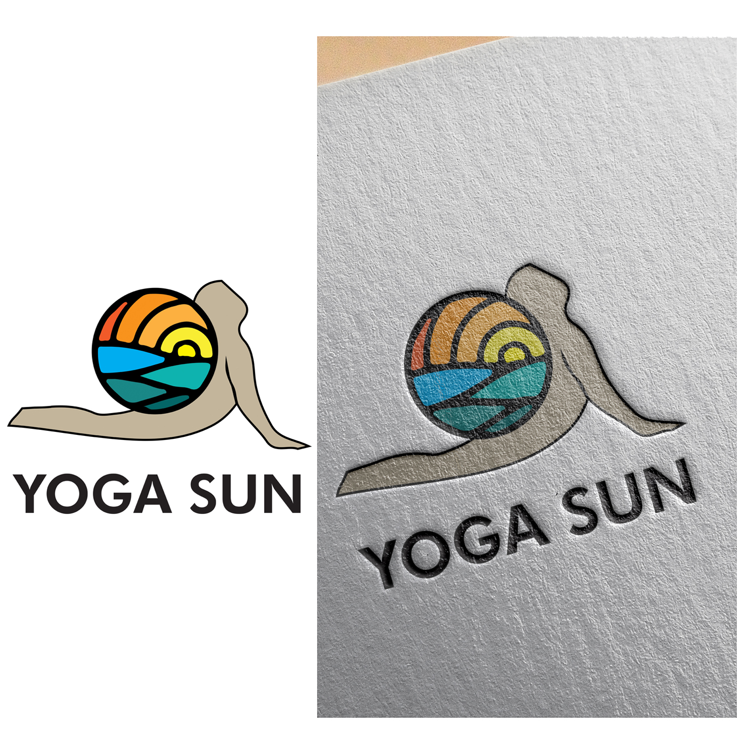 Logo Design by ZYRA for Yoga sun | Design #10843782