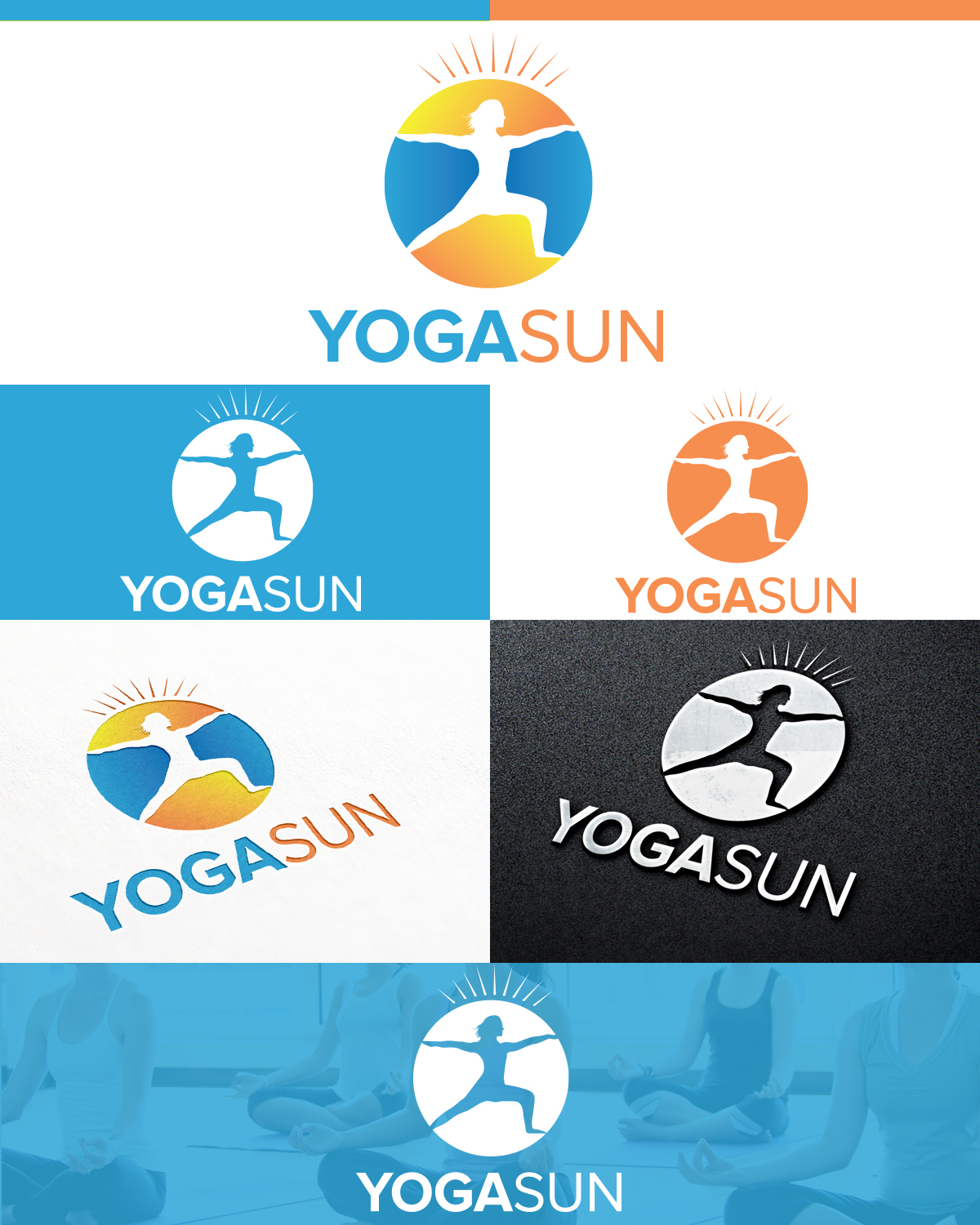 Logo Design by DG for Yoga sun | Design #10844700