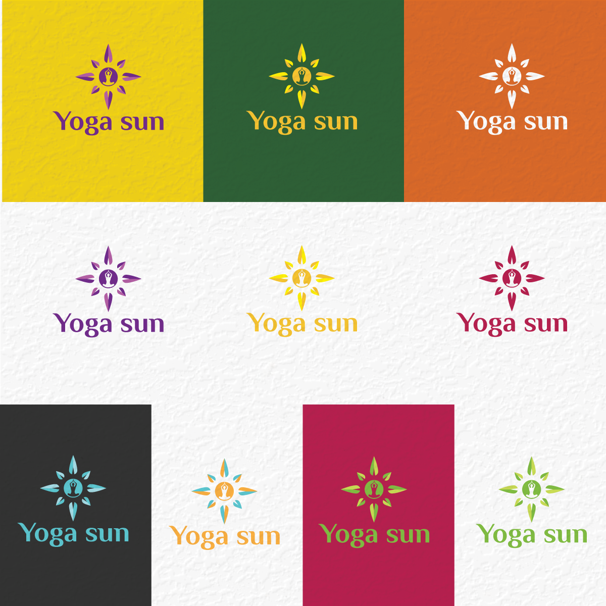 Logo Design by thulet for Yoga sun | Design: #10884165