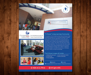 University Entrepreneurship Housing Cohort Needs a Flyer Design | Flyer Design by Designers Hub