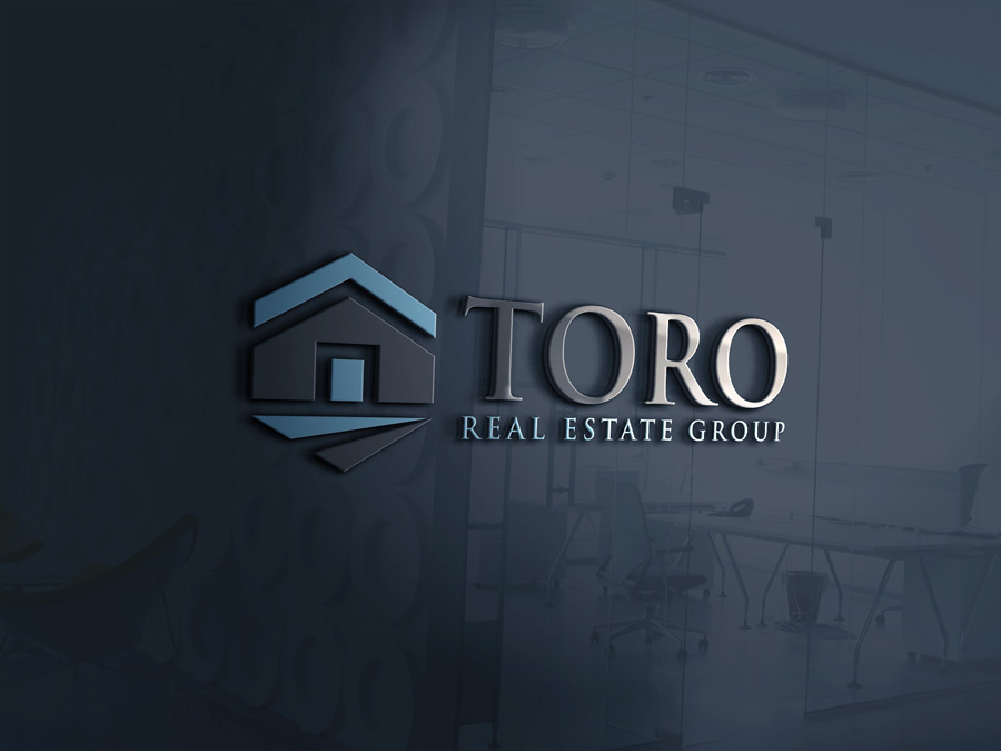 Elegant, Playful, Real Estate Logo Design for Toro Real Estate Group by