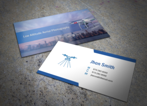 Business card for Drone Aerial  | Business Card Design by Eggo May P