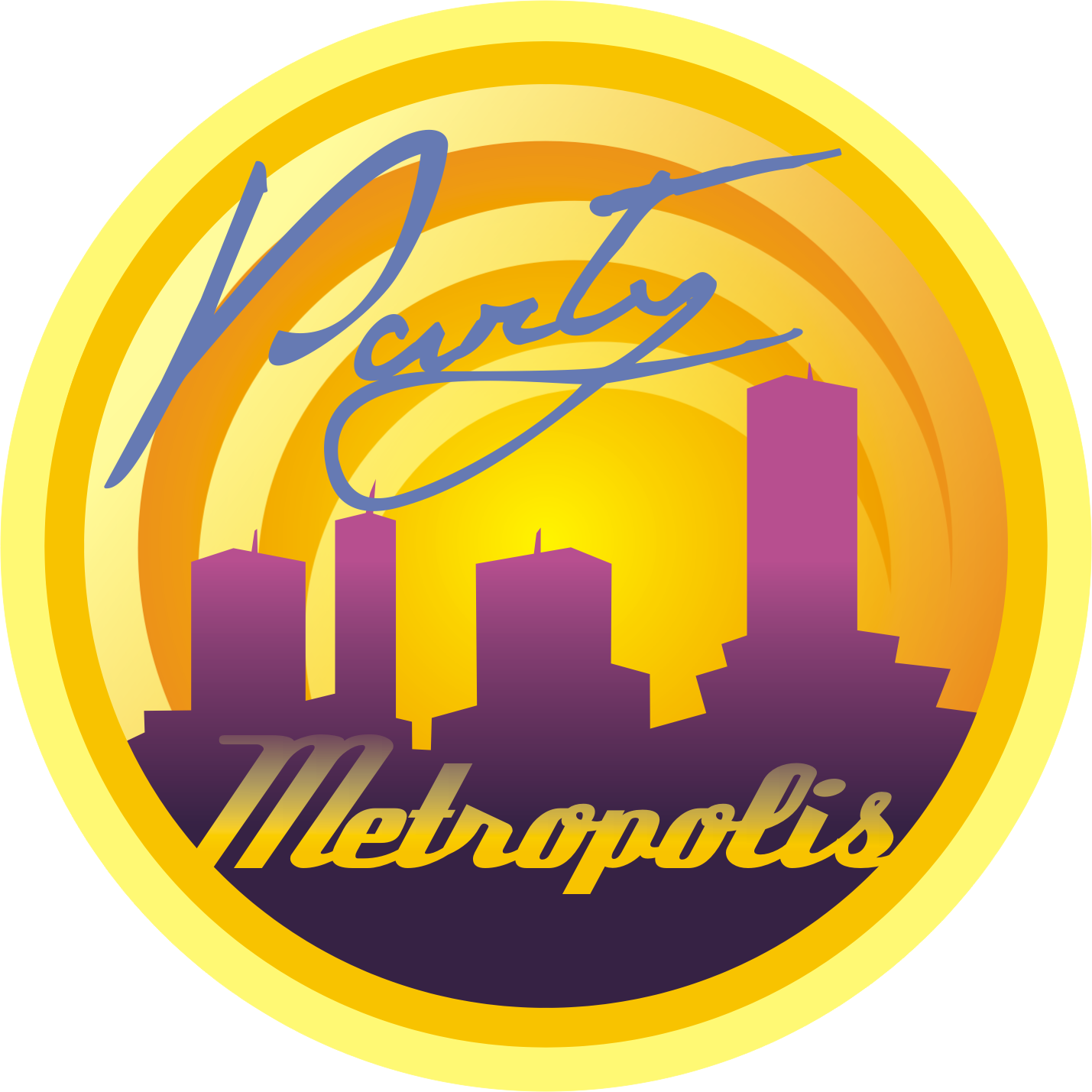Logo Design by Grymas for Party Metropolis | Design #10881905