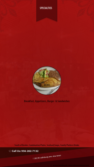 Menu Design by afaheem