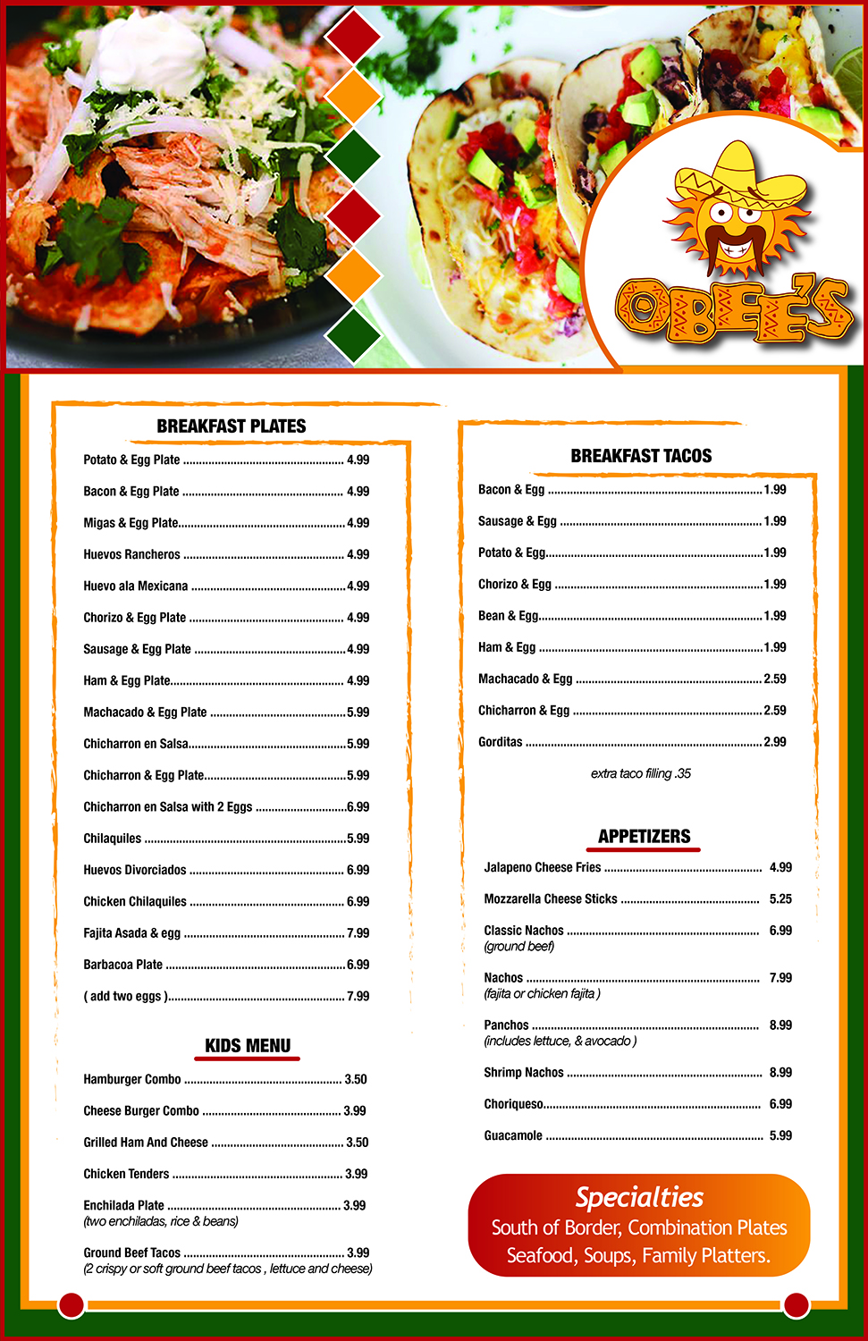 Menu Design by designbazaar. for this project | Design #10891011