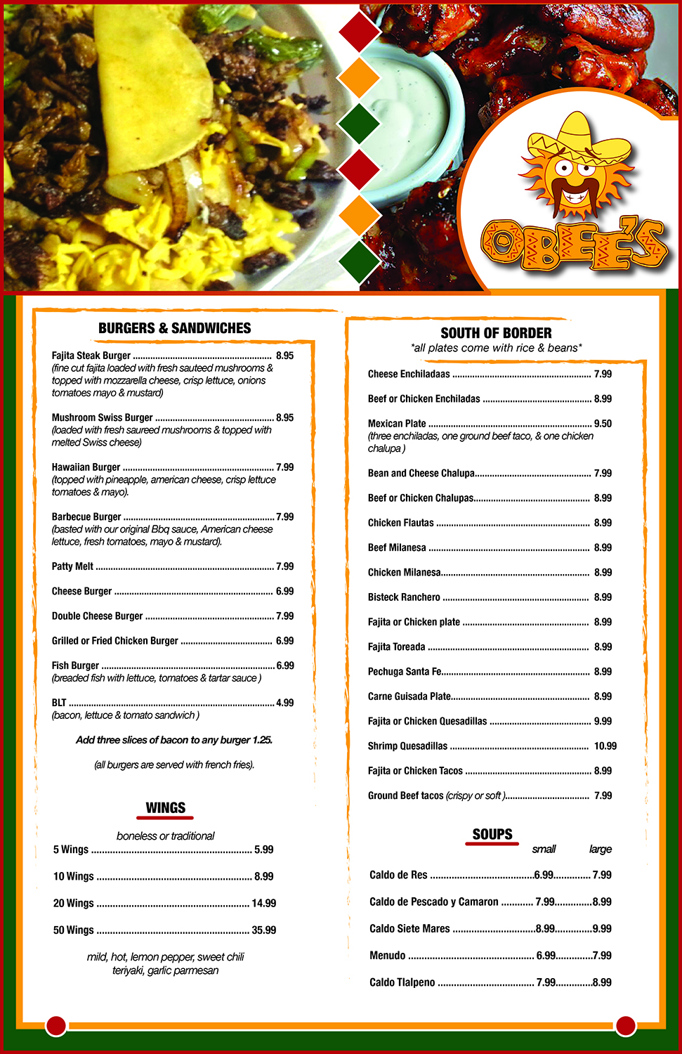 Menu Design by designbazaar. for this project | Design #10891012