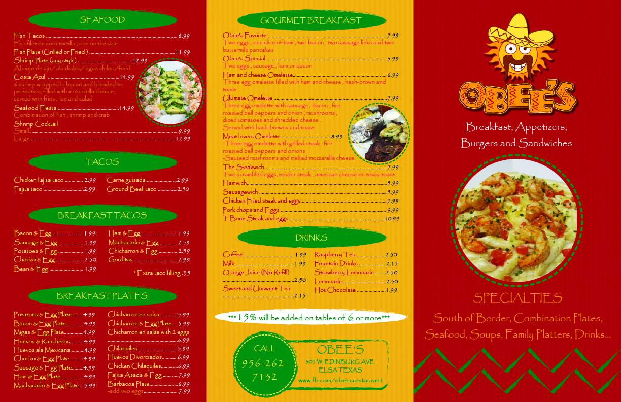 Menu Design by Mingzhen for this project | Design #10903745