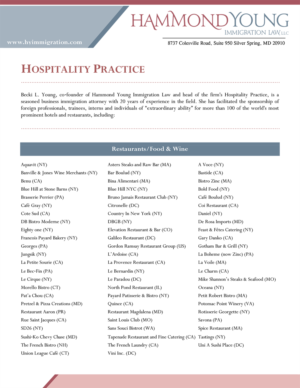 Hospitality Practice Brochure (for Immigration Law Firm) | Diseño de Flyer por Akshar Shailesh