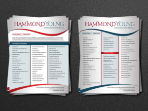 Flyer Design by debdesign for Hammond Young Immigration Law, LLC | Design: #10838518