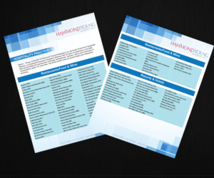 Diseño de Flyer por Andifahmy1 para Hammond Young Immigration Law, LLC | Diseño #10852979