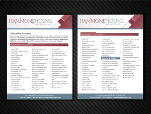 Flyer Design by CreativeKlub for Hammond Young Immigration Law, LLC | Design: #10858302