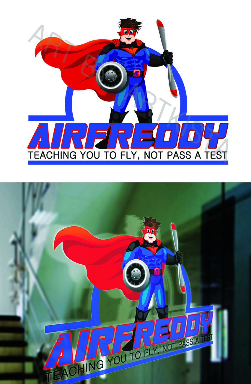 Logo Design by ARtKISTA for Airfreddy Aviation Services LLC | Design #10885231