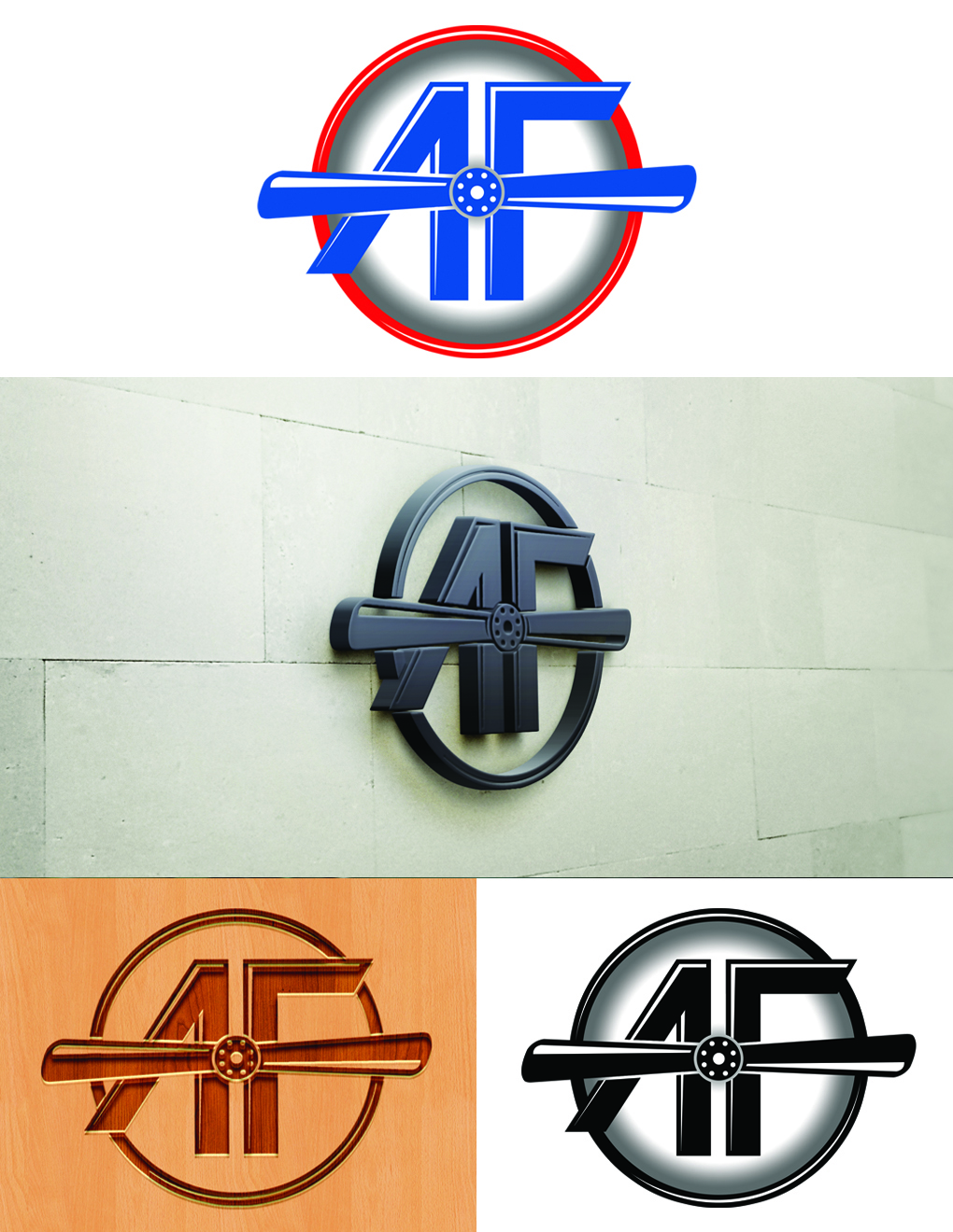 Logo Design by ARtKISTA for Airfreddy Aviation Services LLC | Design #10955785