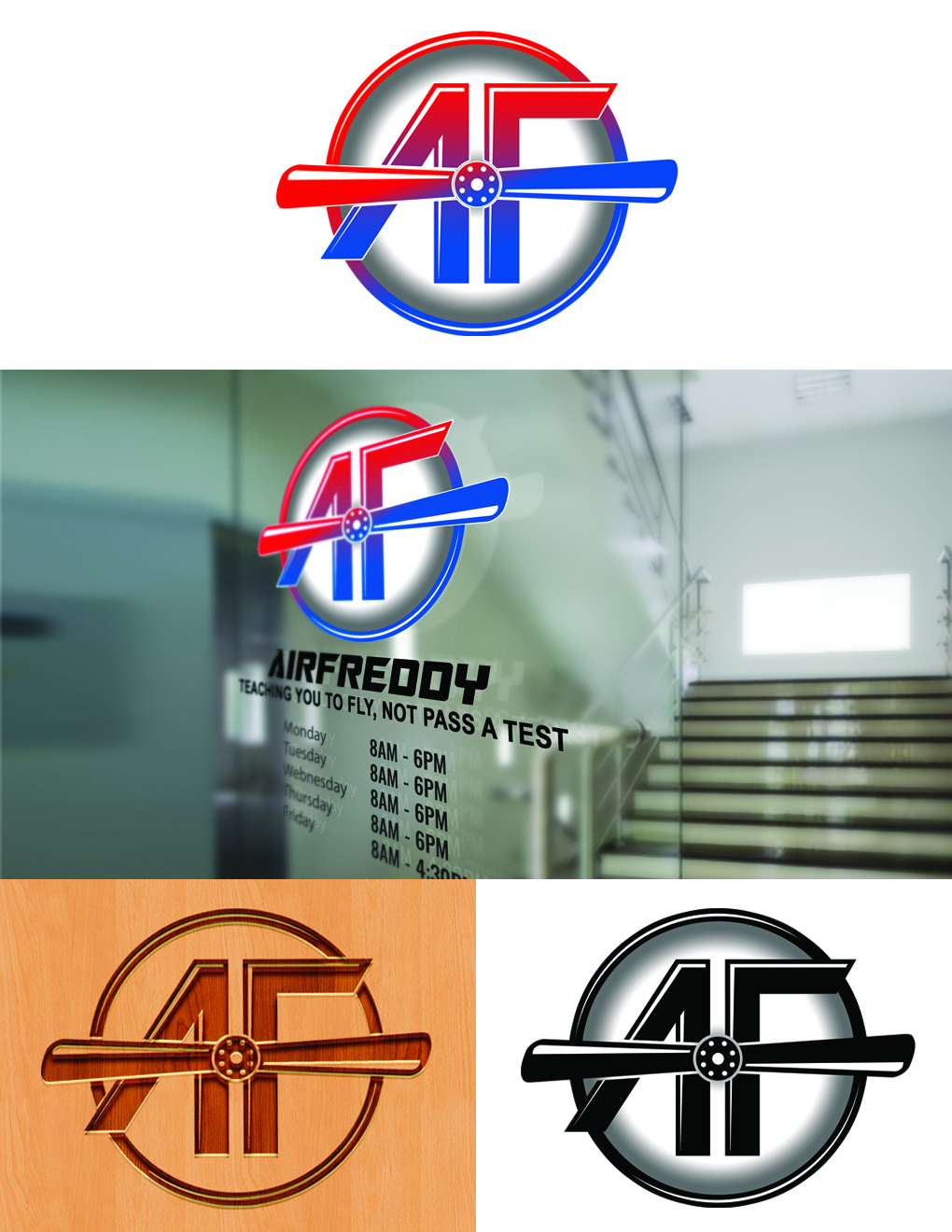 Logo Design by ARtKISTA for Airfreddy Aviation Services LLC | Design #10964149