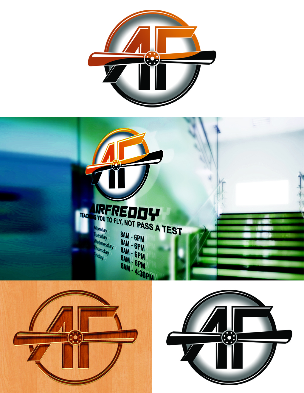 Logo Design by ARtKISTA for Airfreddy Aviation Services LLC | Design #10964150