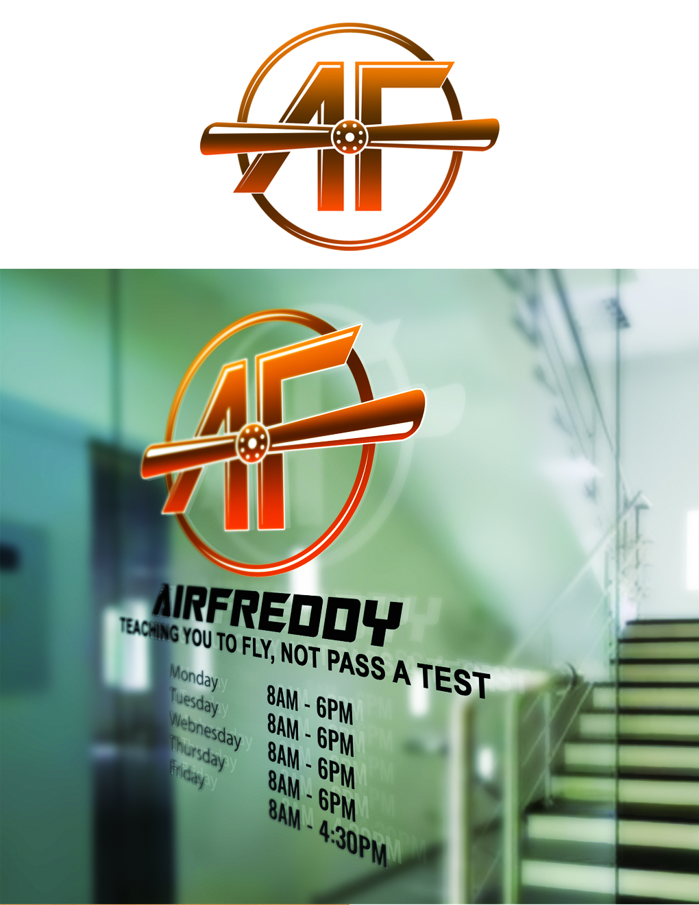 Logo Design by ARtKISTA for Airfreddy Aviation Services LLC | Design #10964176