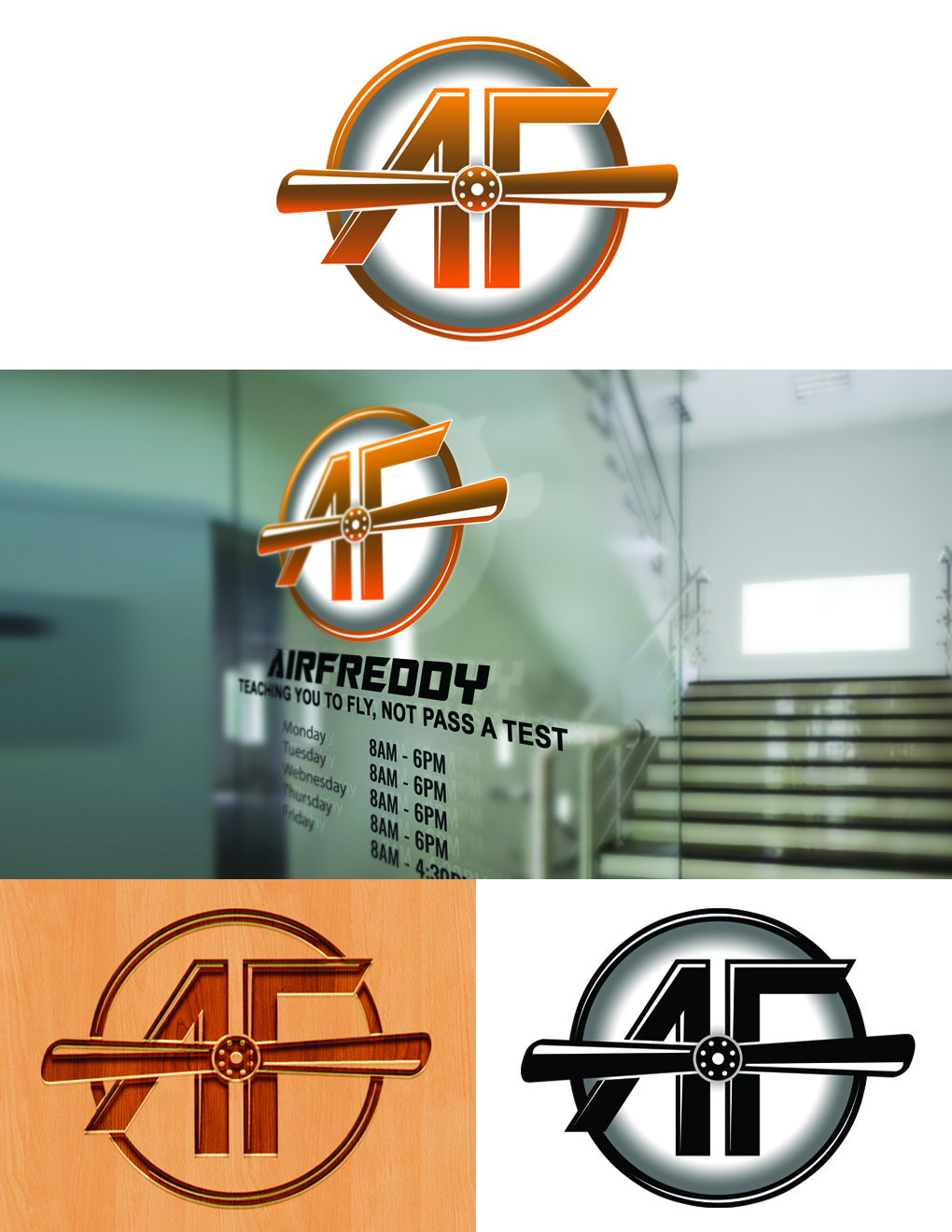 Logo Design by ARtKISTA for Airfreddy Aviation Services LLC | Design #10964178