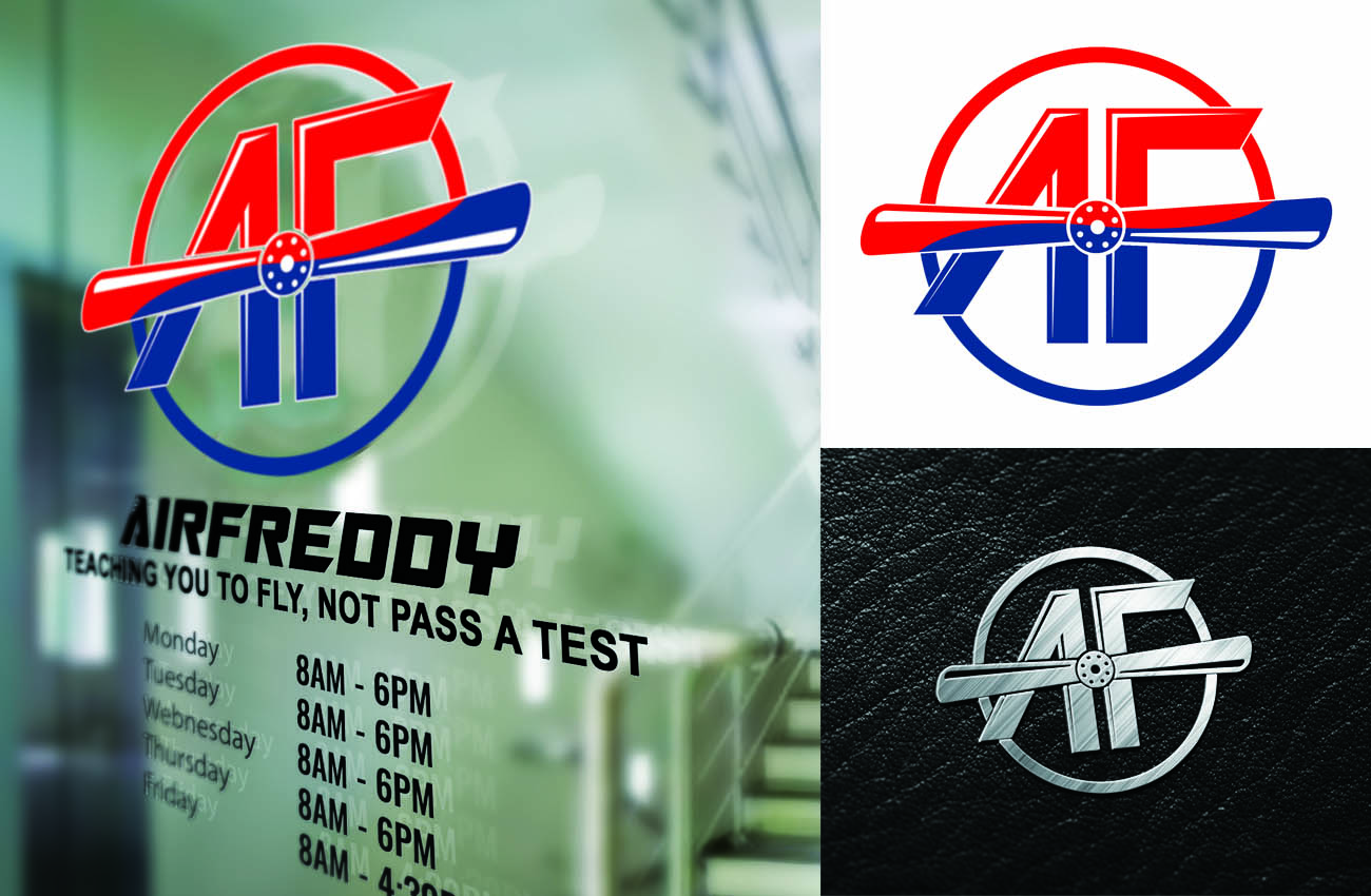 Logo Design by ARtKISTA for Airfreddy Aviation Services LLC | Design #10971330