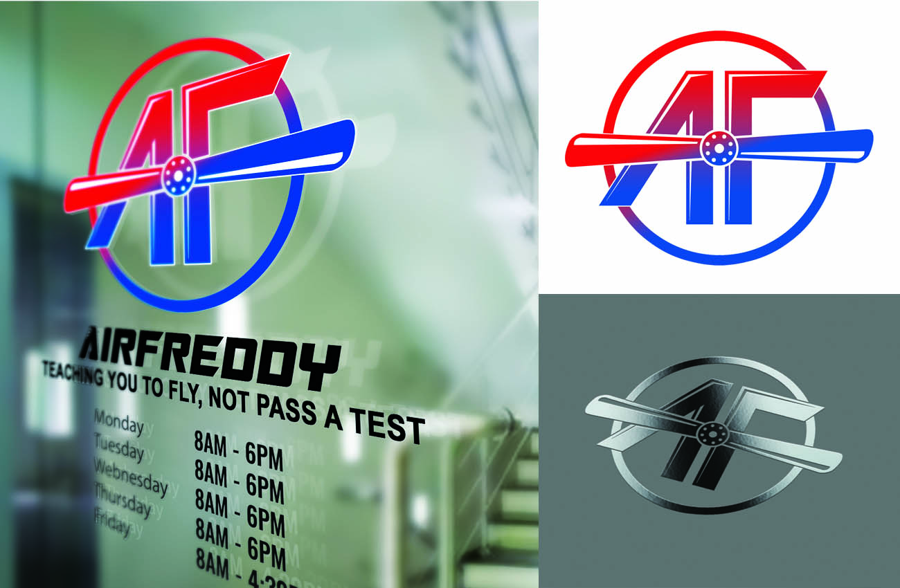 Logo Design by ARtKISTA for Airfreddy Aviation Services LLC | Design #10971331