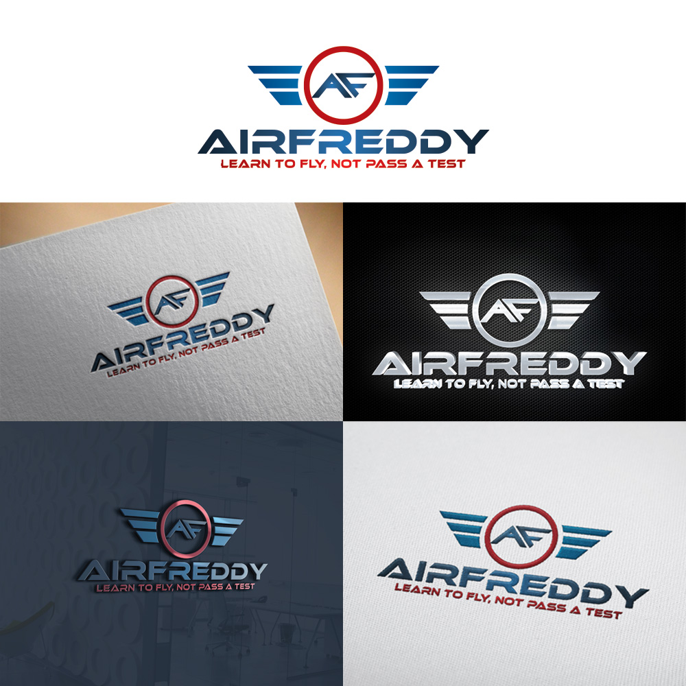 Logo Design by Alex9 for Airfreddy Aviation Services LLC | Design #10925514